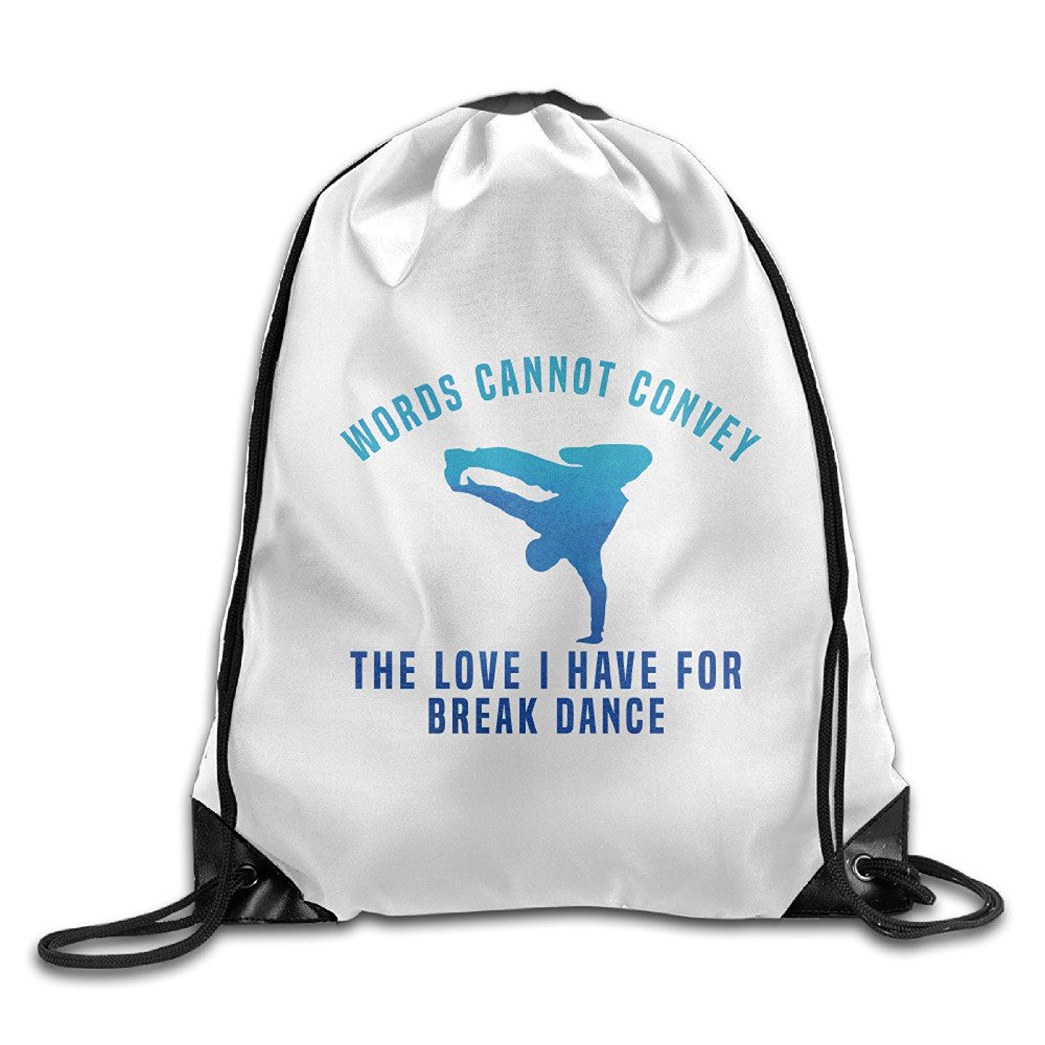 Custom Recycled Printed Cotton Canvas Duffel Drawstring Bag