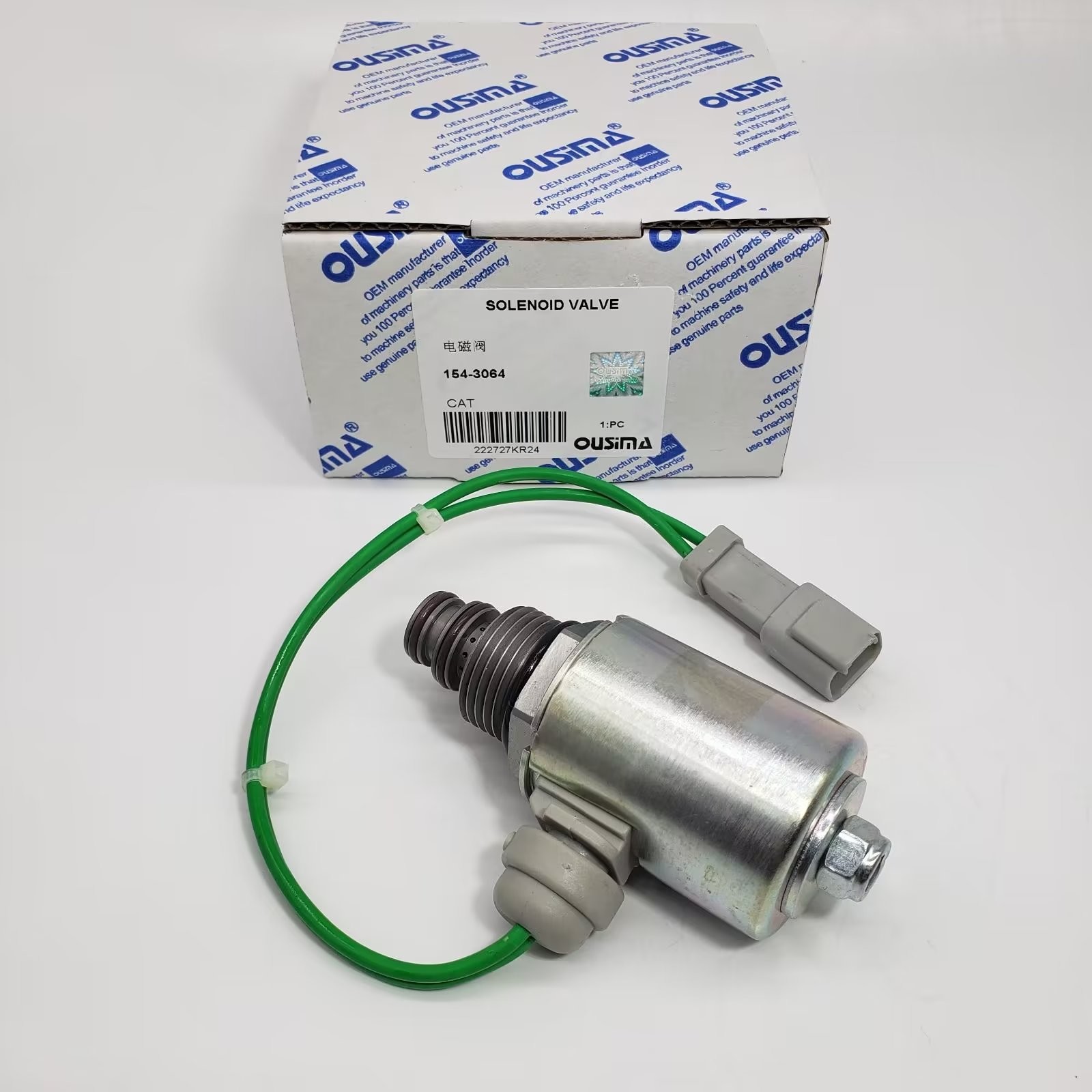 154-3064 1543064 24V Excavator Solenoid Valve For Grader 120H 120K 12H 12K 135H 140H 140K 143H 14H 160H