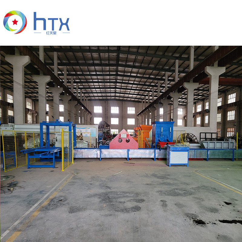 800-1000m2 Automatic Hollow Block Machine , 12.7KW Plastic Pallet Concrete Block Production Line