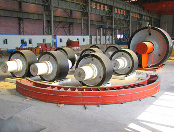 High Level Rotary Kiln Support Roller Ball Mill With High Precision