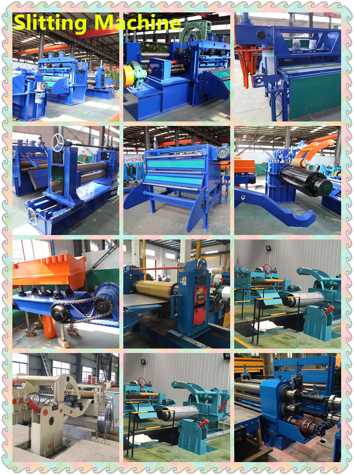 High Accuracy Steel Slitting Machine With PLC Unit / Steel Coil Decoiler