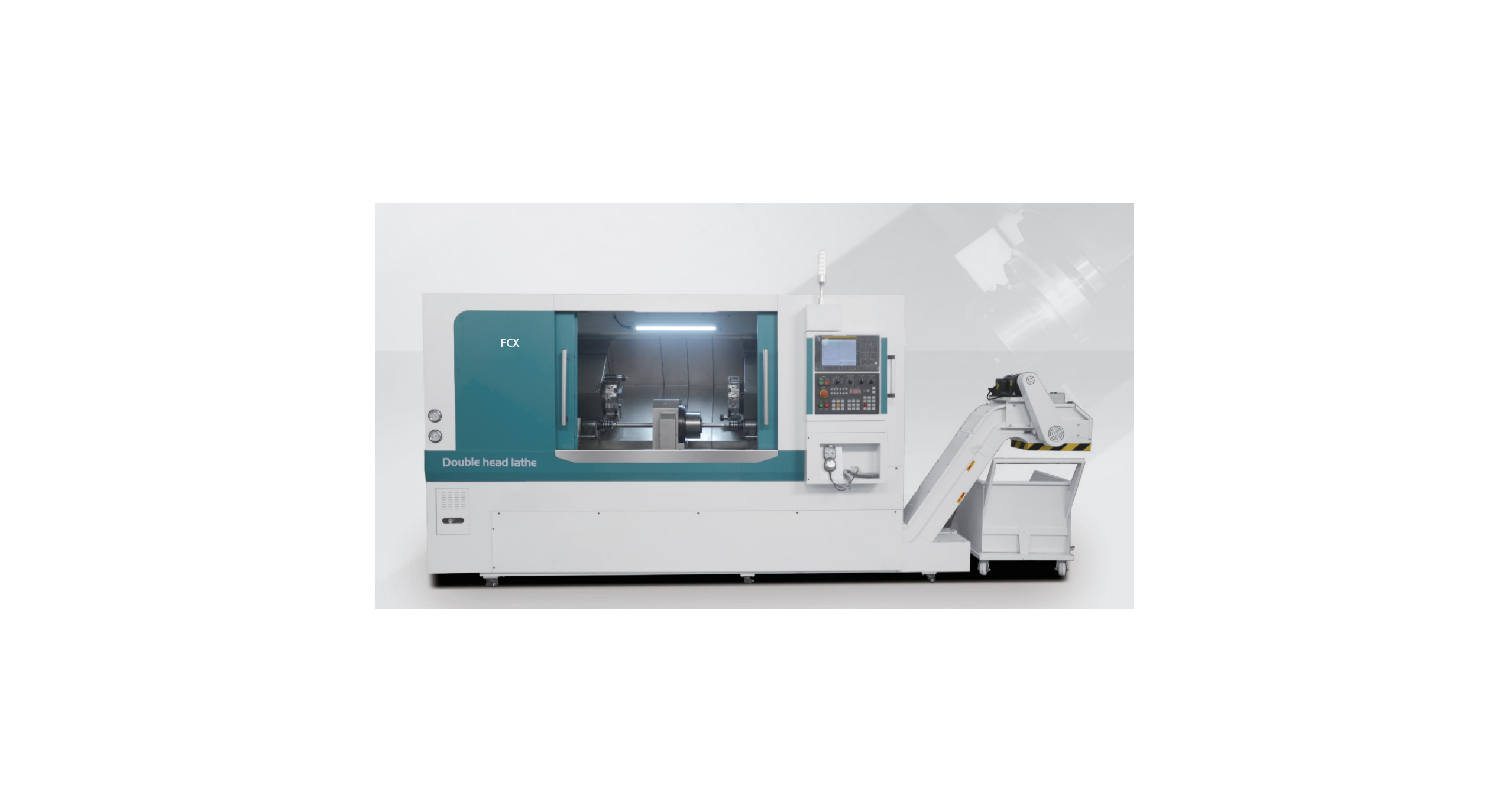  Inclined Bed Dual Turret Master CNC Horizontal Lathe Machine For Long Shaft Parts Manufactures