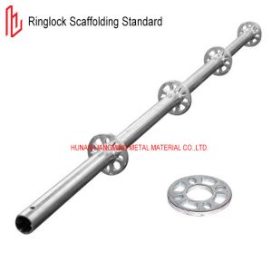 HDG Ringlock Scaffolding Vertical Q235 Q345 Ringlock Scaffolding Standard