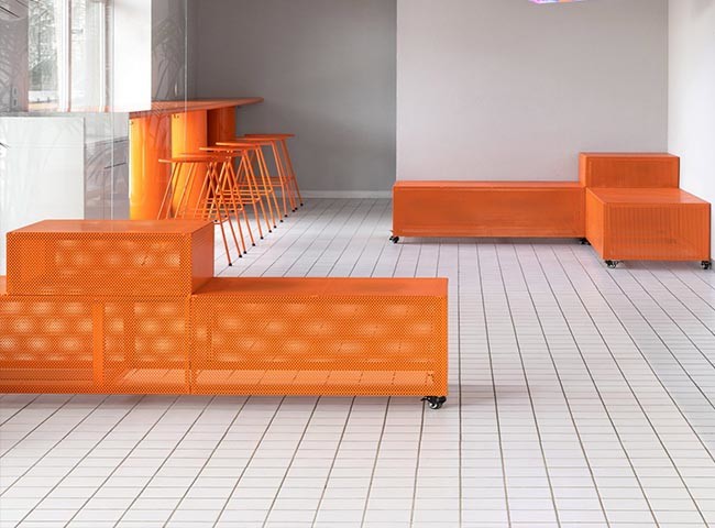  round hole perforated metal for tables and chairs