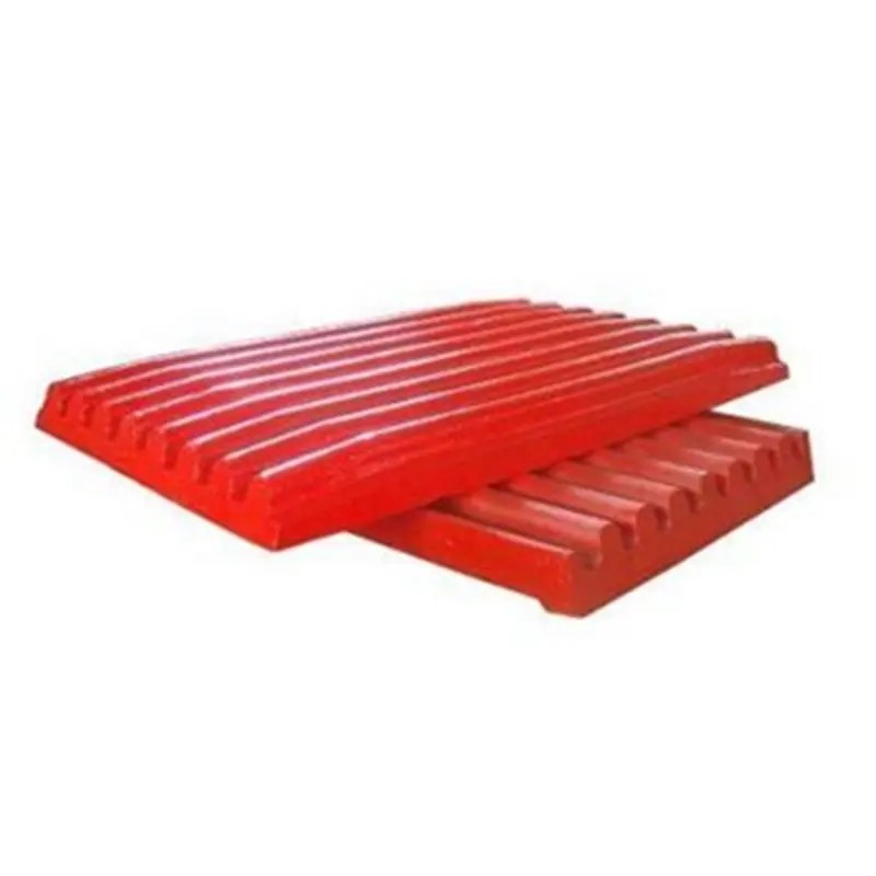 Steel Custom Made Jaw Plate For Various Crusher Spare Parts