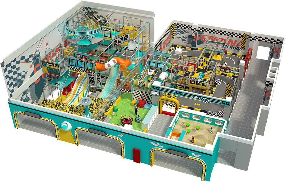 2-12 Years Kids Indoor Play Structure Amusement Park Equipment Free Design