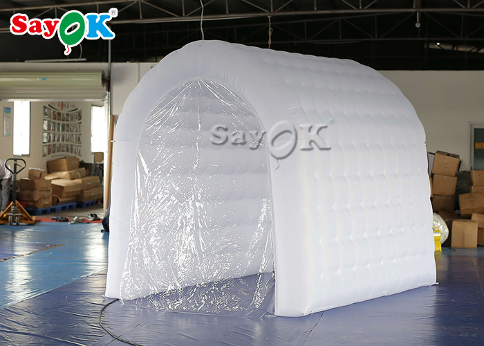White Sanitizing Tarpaulin Disinfection Channel Tunnel