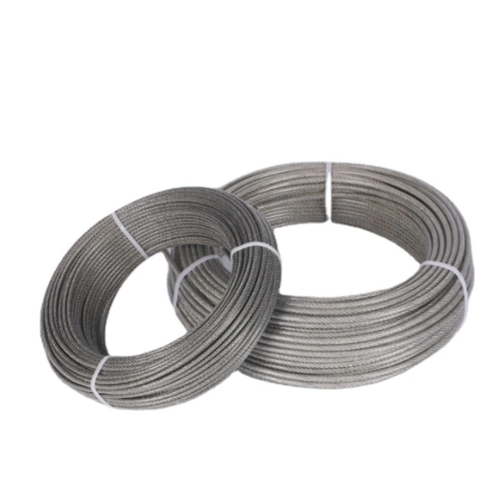 250FT Steel Wire Rope 1/8" 5/32" T316 Stainless Steel Cable 1x19 Deck Railing Processing