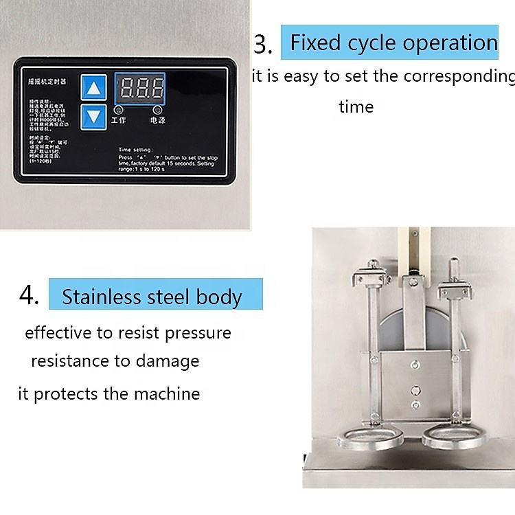 Automatic Opereted Milk Tea Equipment 220V Juice Shake Machine