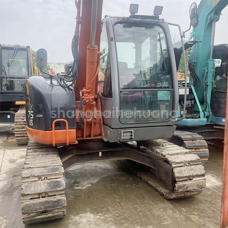 Hitachi EX75uc Excavator With Original Hydraulic Cylinder And 7000KG Machine Weight