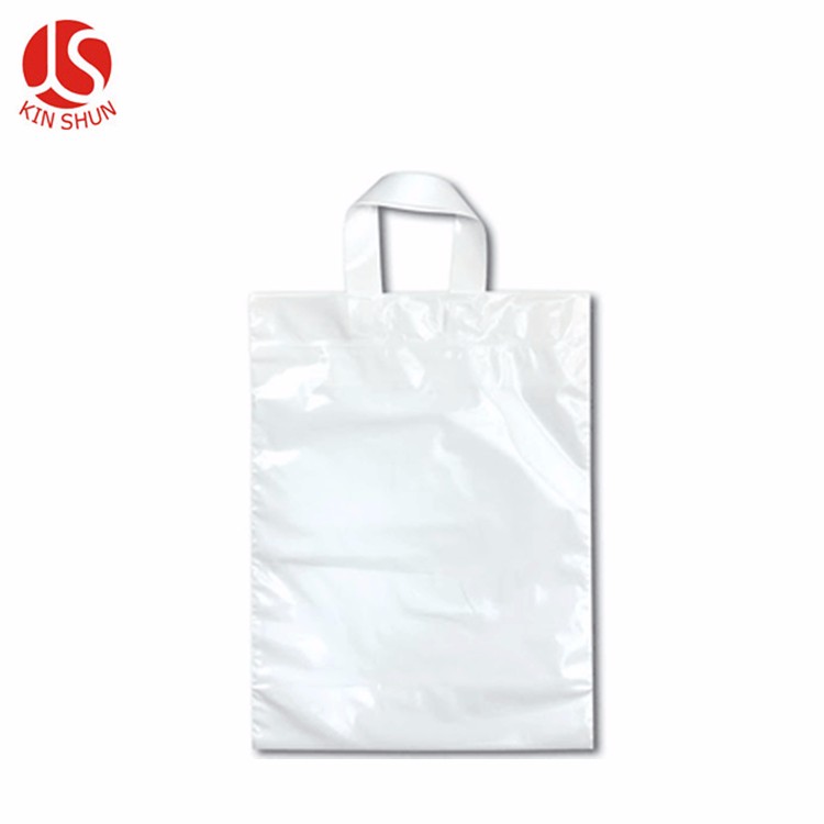 LDPE Plastic Bag Logo Printing Plastic die cut poly handle bag