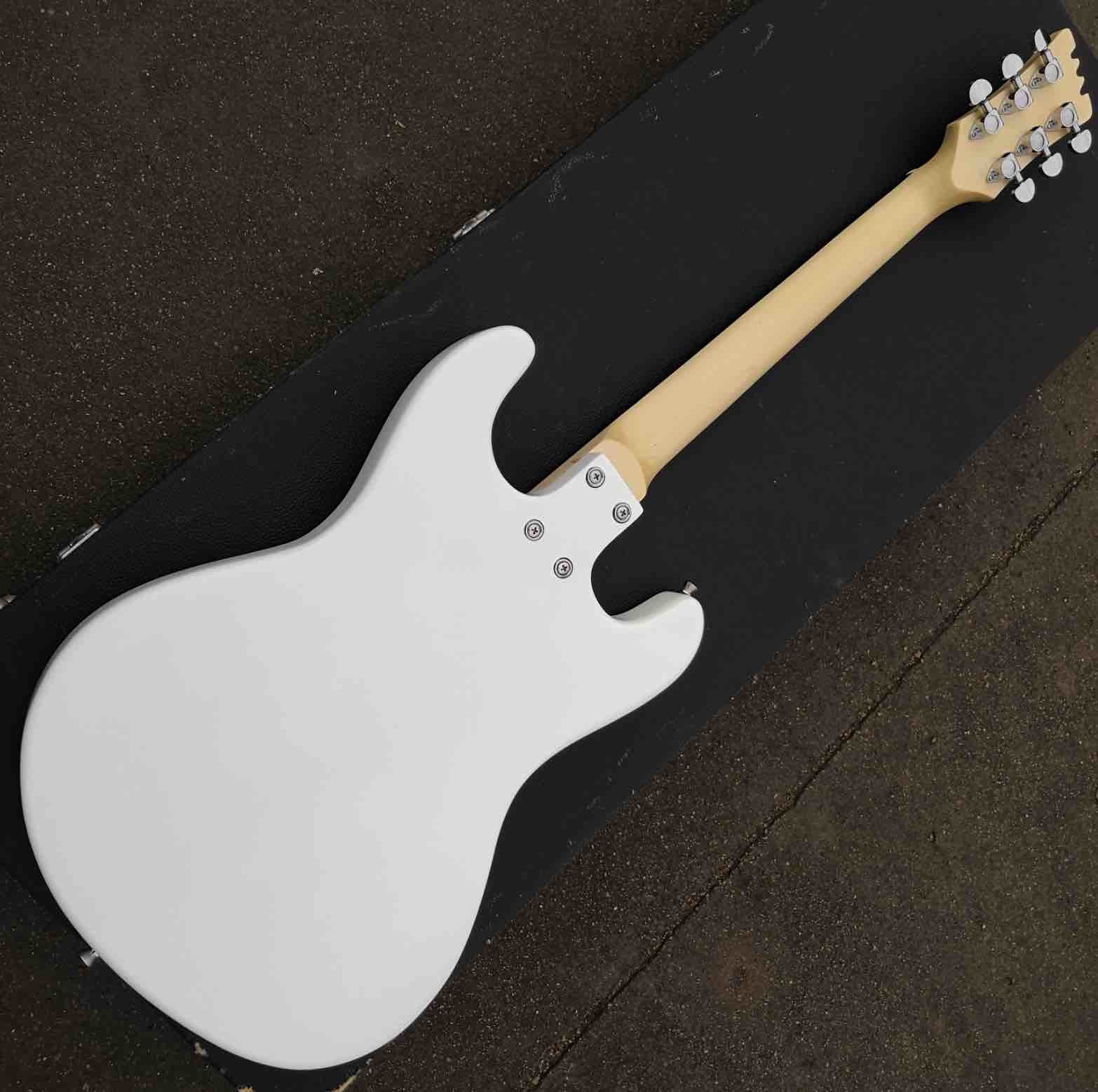 Custom 1966 Ventures Mosrite Zero Fret JRM Johnny Ramone Electric Guitar Tremolo Tailpiece in Blue Color