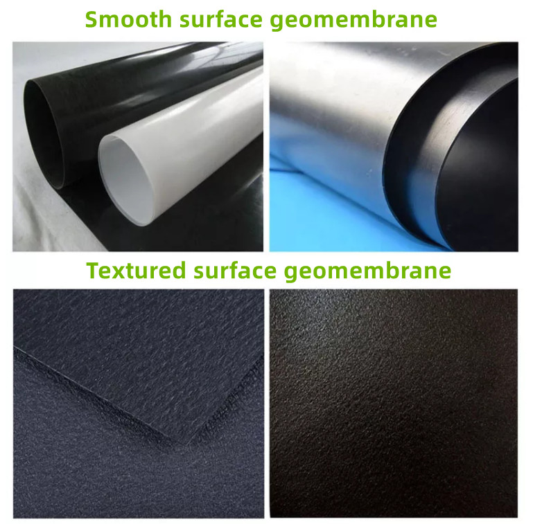 Both Side Smooth/Textured 0.5mm HDPE Geomembrane Liner Sheet for Fish Farming Pond Liner