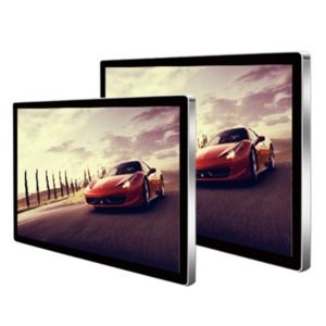 Multi Language Wall Mounted Advertising Display , LCD Wall Mounted Digital