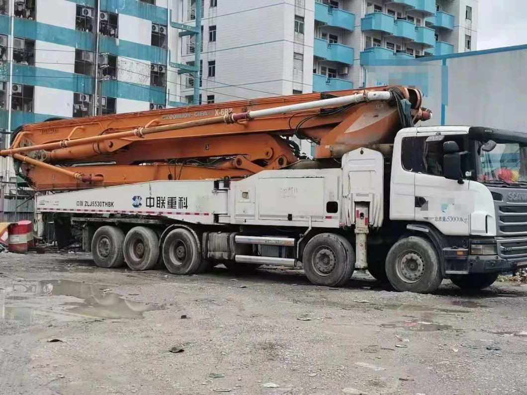 Factory Direct Zoomlion 63m 37m Concrete Pump Truck Actros 4141 Truck Mounted Pump