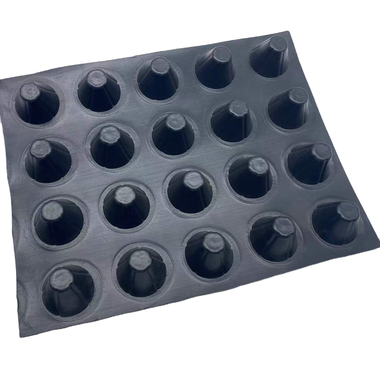 1m-3m Width CE/ISO9001 ISO14001 Certified Plastic Dimple Sheet for Railway Drainage