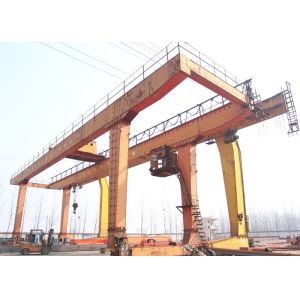 China Customized Double Girder Goliath Crane 20 30 60 Ton Gantry Crane With Mobile Trolley on sale