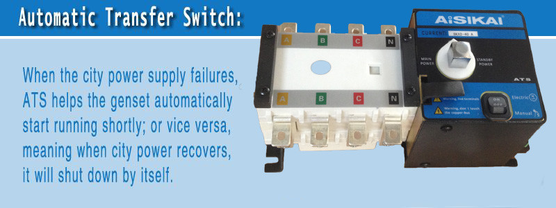 Automatic Isuzu Diesel Generator , Residential Diesel Generators 4JB1 Engine