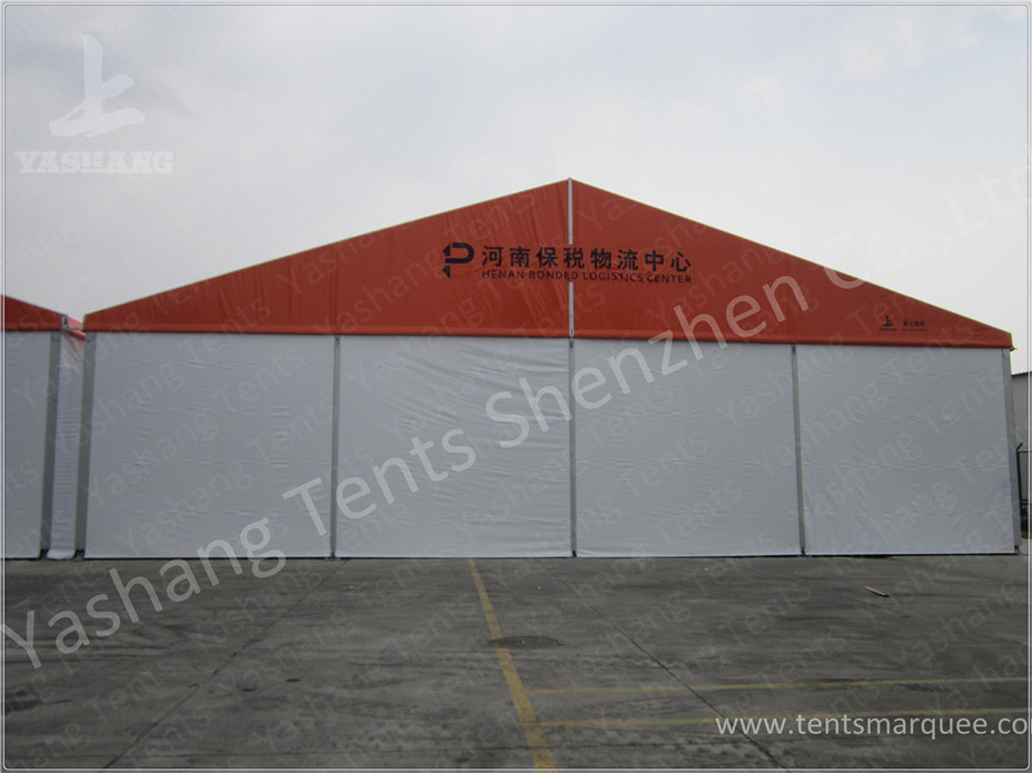 25x60 M Wind Resistant Temporary Industrial Storage Buildings With Suspension Cables