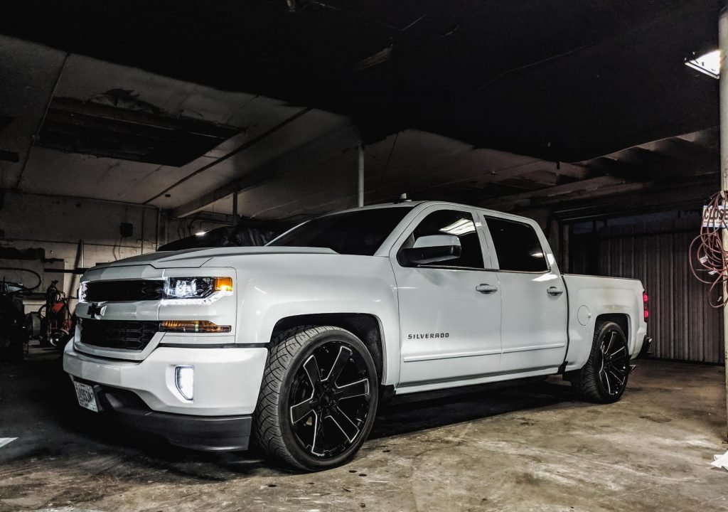22" Silverado Rally CK162 5662 Wheels Rims Black Milled Sierra Yukon 6x5.5