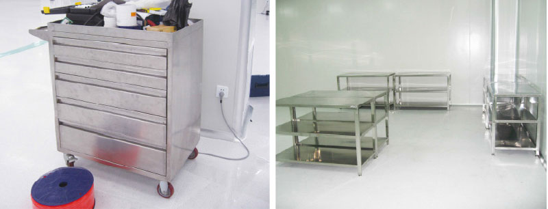 Stainless steel racking