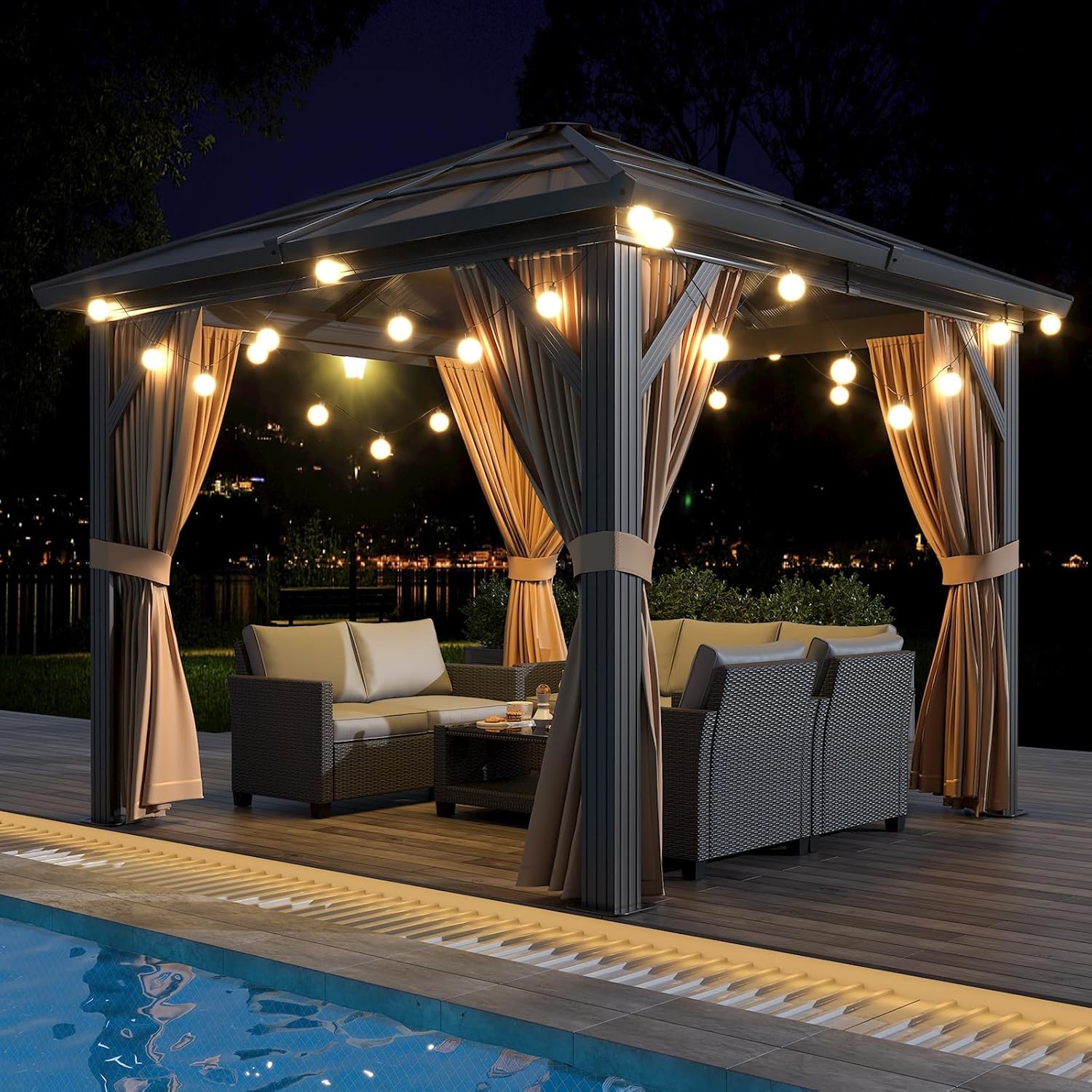 Aluminum Hardtop Gazebos Sustainable Outdoor Structures