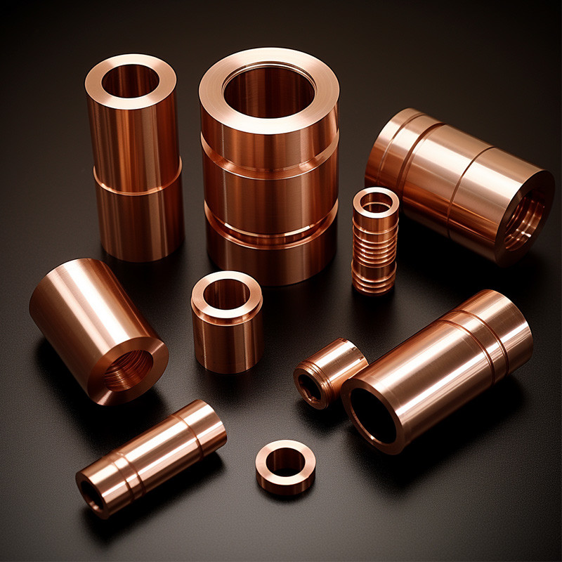 Customized CNC Copper Parts Turning Milling Broaching Processing