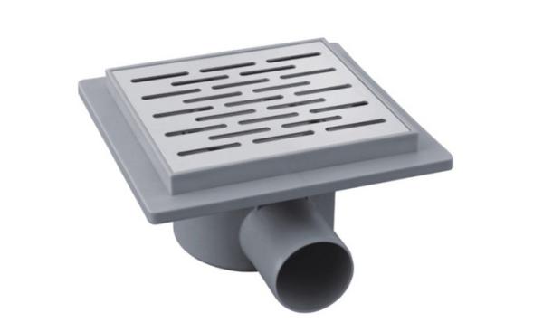 Plastic 360 Rotatable Shower Waste Horizontal Outlet SS Ceramic Cover Shower