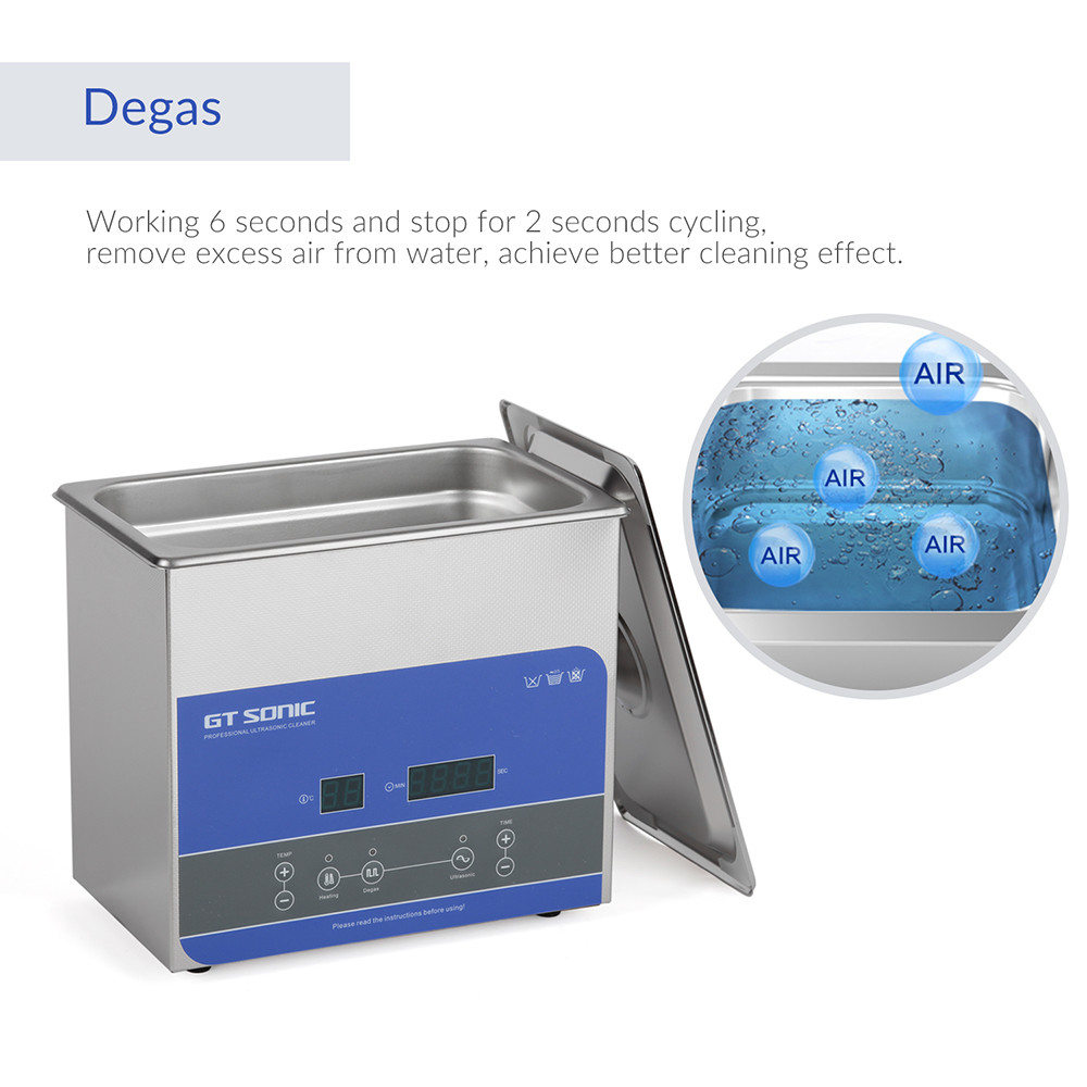 Digital Qualified Ultrasonic Cleaning Machine 3L Tank Capacity