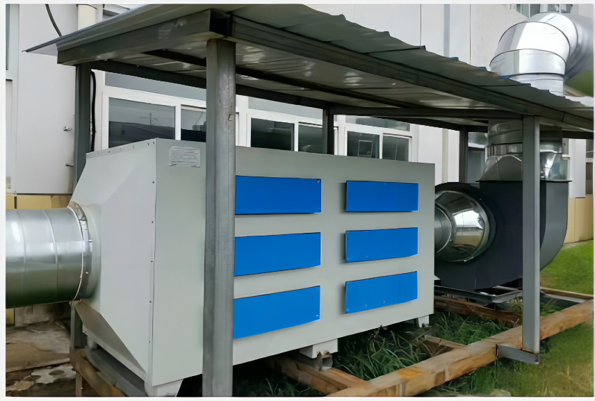 Active Carbon Absorb Box Industrial Waste Gas Treatment With 200kg Activated Carbon 10000m³/h