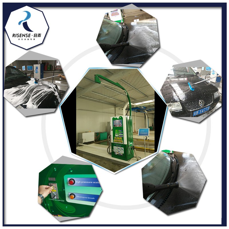 800x580x1750MM Self Service Car Wash System Extendable Operating Rod