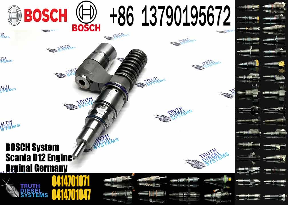 Excavator Parts 0414701072 0414701070 0414701071 Common Rail Injector For SCANIA Engine 0986441119