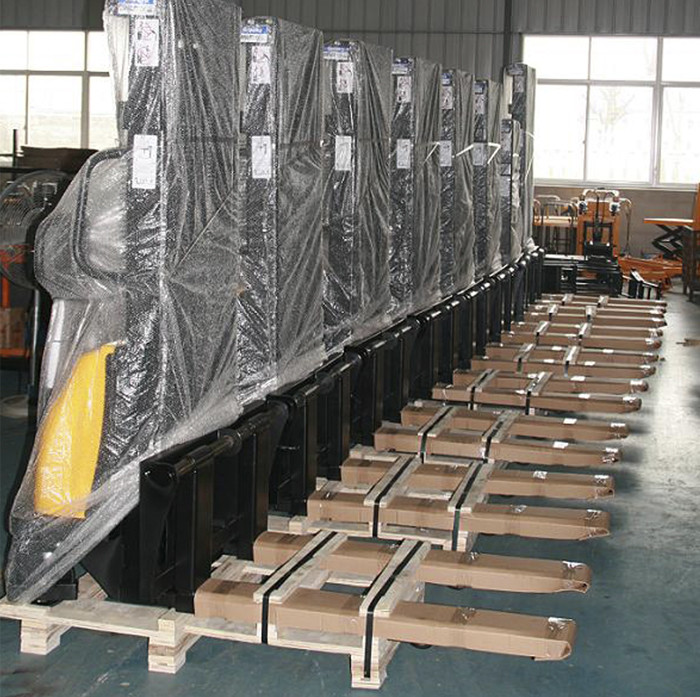 1.5 Ton Warehouse Lift Truck Semi Electric Pallet Stacker With Fixed Legs / Forks