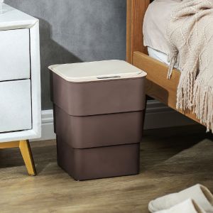 Foldable Collapsible Sensor Trash Bin Trash Can with Odor Filter Touchless