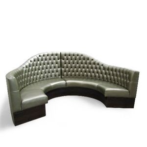 China 9 Seat U Shaped Sectional Sofa With Recliners High Back Nightclub Booth Seating on sale