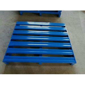 China Customized 2 Way Steel Pallet warehouse pallet 500-2000 kg  Load Capacity on sale