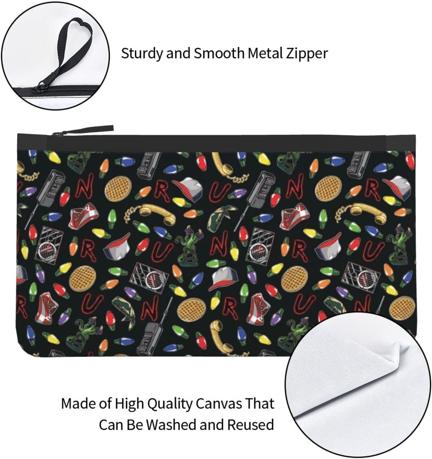Lightweight with zipper small Cosmetic Toiletry Organizer Makeup Bag For Women Men Travel Bag