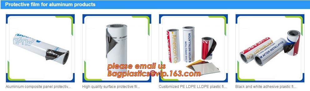 Soft PE Protective Film for Stainless Steel Panel Packaging,Self Adhesive Protective Film for Plastic Profile bagplastic
