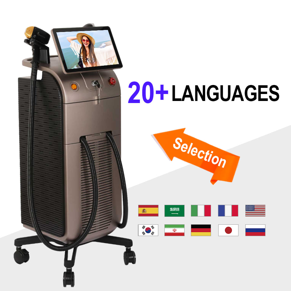 1800W Diode Laser Hair Removal Machine , 808nm Diode Laser For Hair Removal
