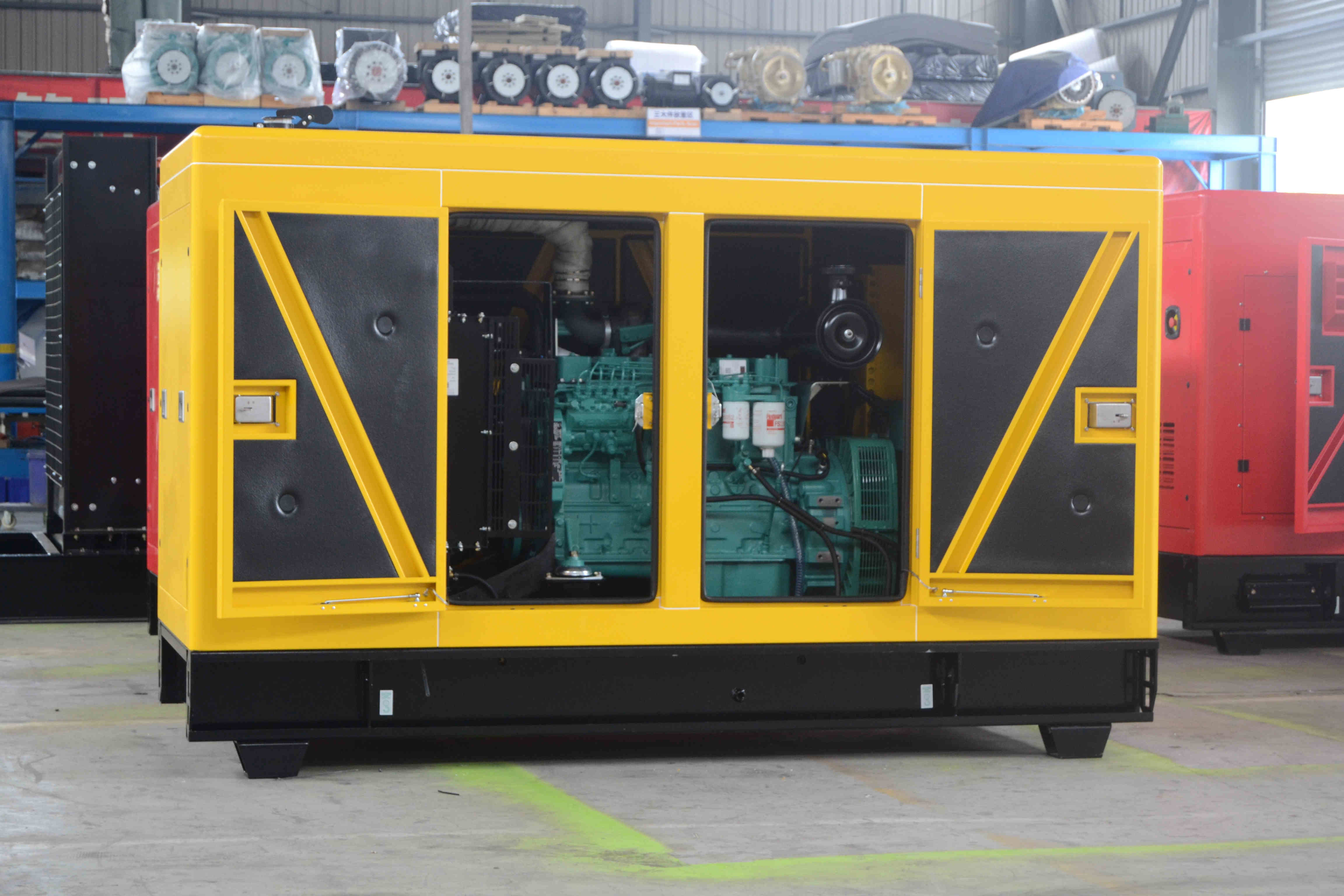 Silent 125 Kva 100 Kw Diesel Genset With Cummins Generator 100kw 6BT Engine