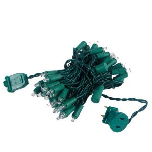 Commercial-Grade 110V US-Style Christmas Light String With Plug-In Function For