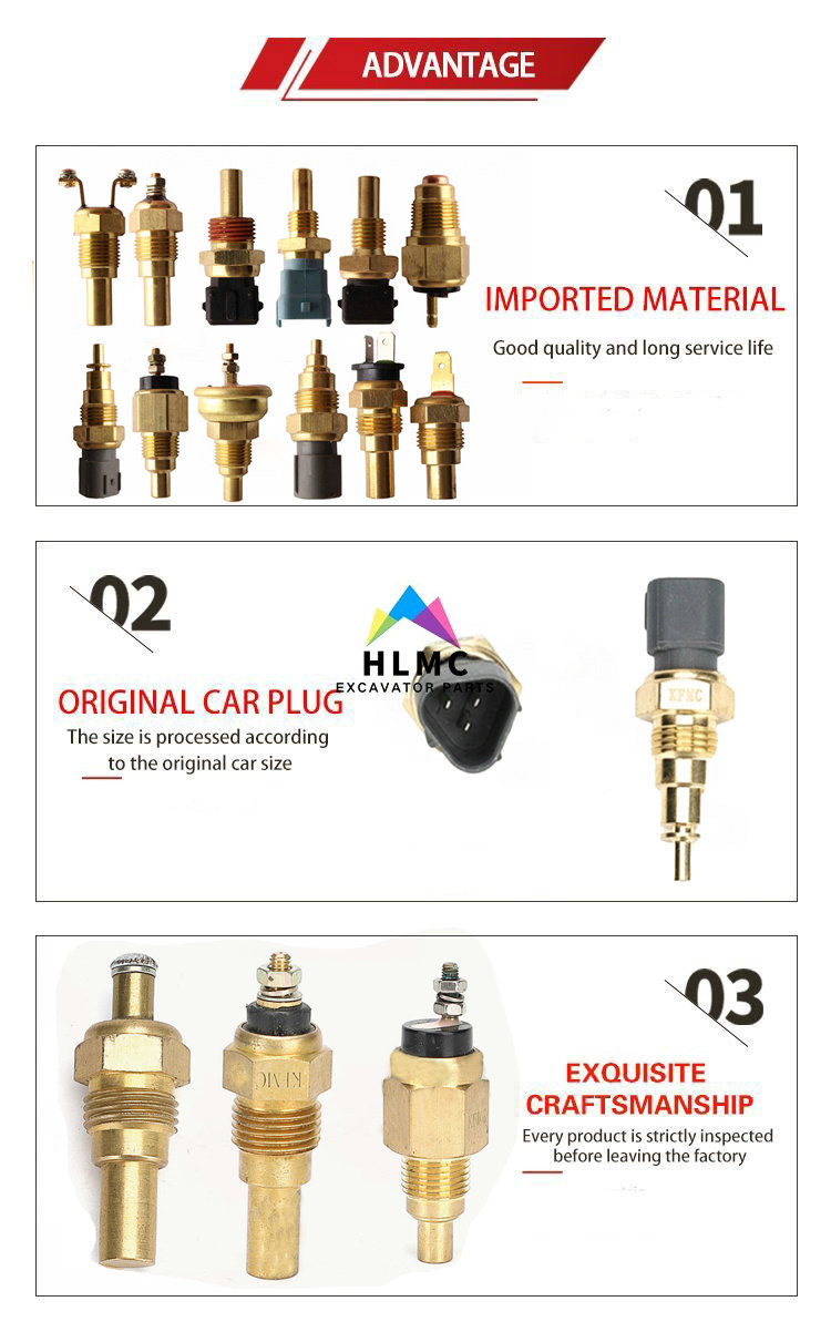 4921777 EC360 Excavator Water Temperature Sensor Cummins Engine