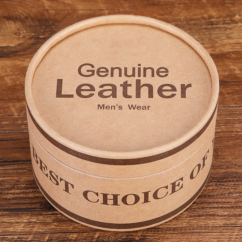 Custom Order Accepted Small Round Paperboard Gift Packaging Box for Men's Leather Belt