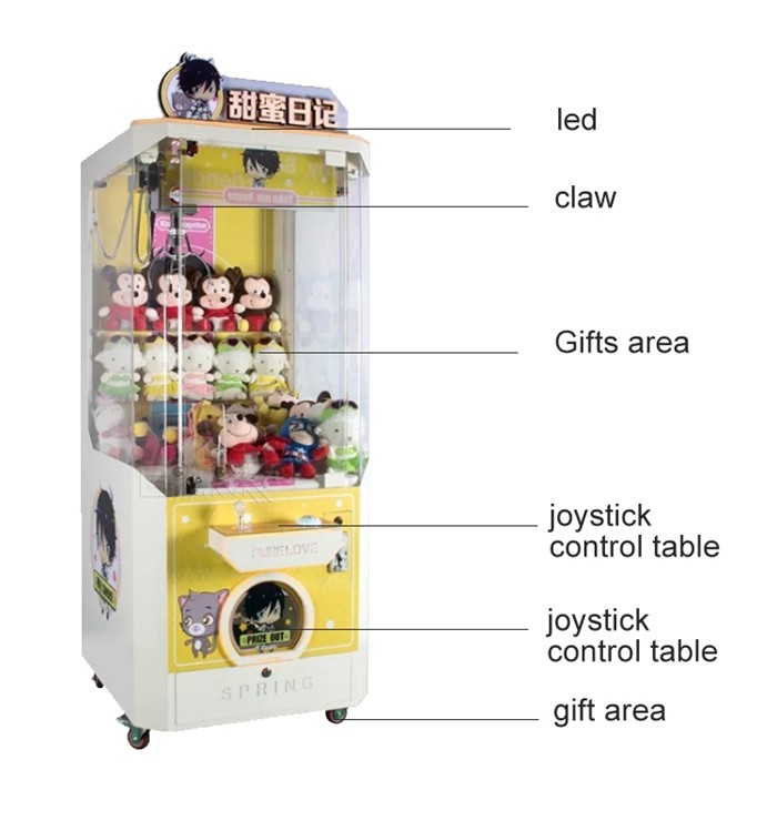 Sweet Diary Gift Redemption Game Machine Coin Operated Arcade
