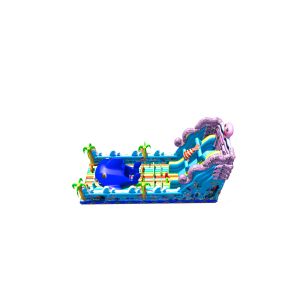  Whale Theme Fun Park Jumping Slides Commercial kids Playground Manufactures