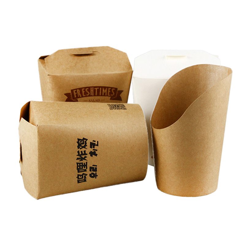 Glossy Fast Food Sandwich Fried Chicken Boxes Packaging Cardboard Paper