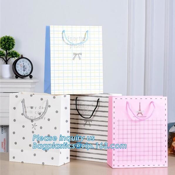 Luxury Paper Gift Carrier Shopping Bag Party Bag with Handles,printed paper carrier bag for apparel shopping bag, bageas
