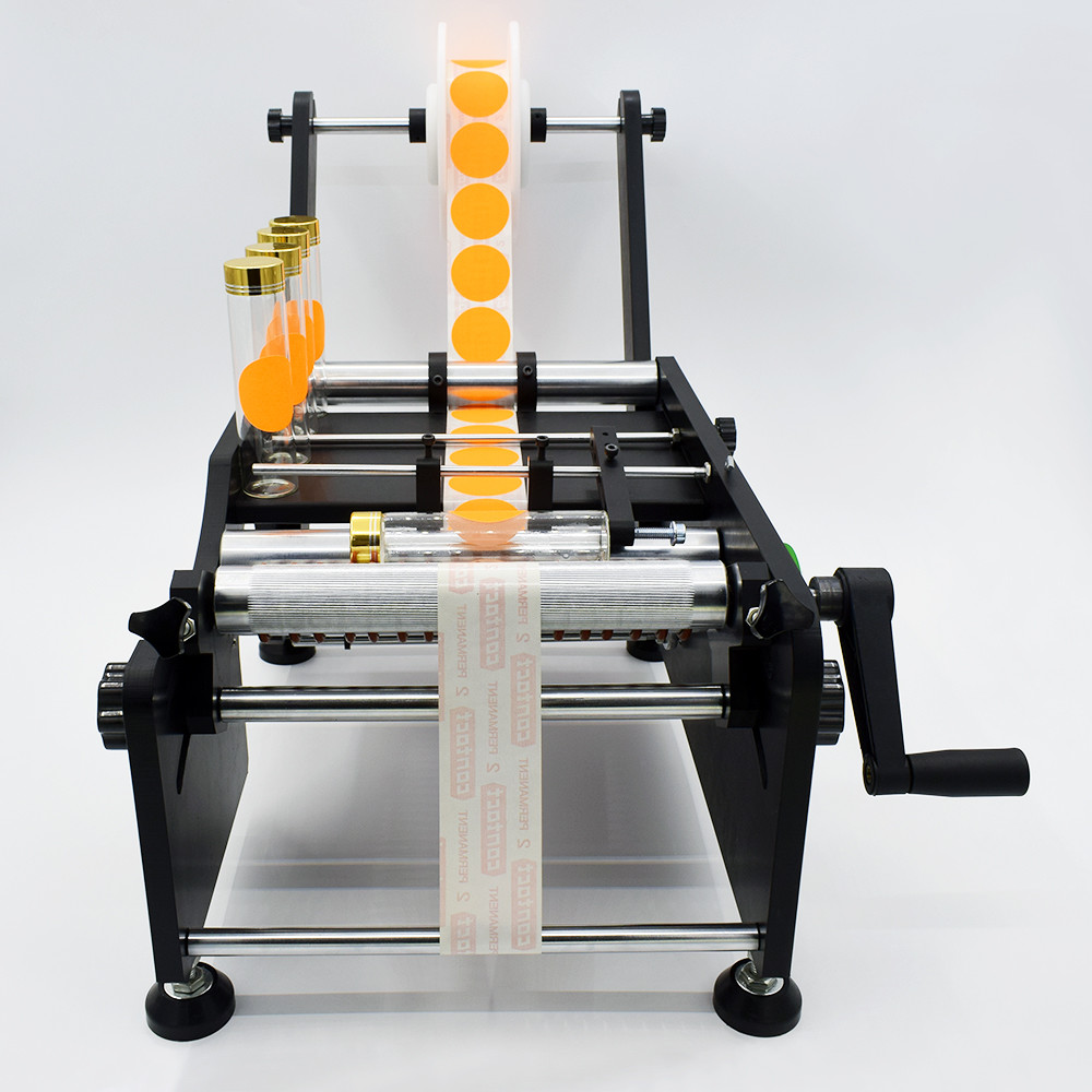Semi Automatic manual portable round bottle labeling machine for small business TB-26S
