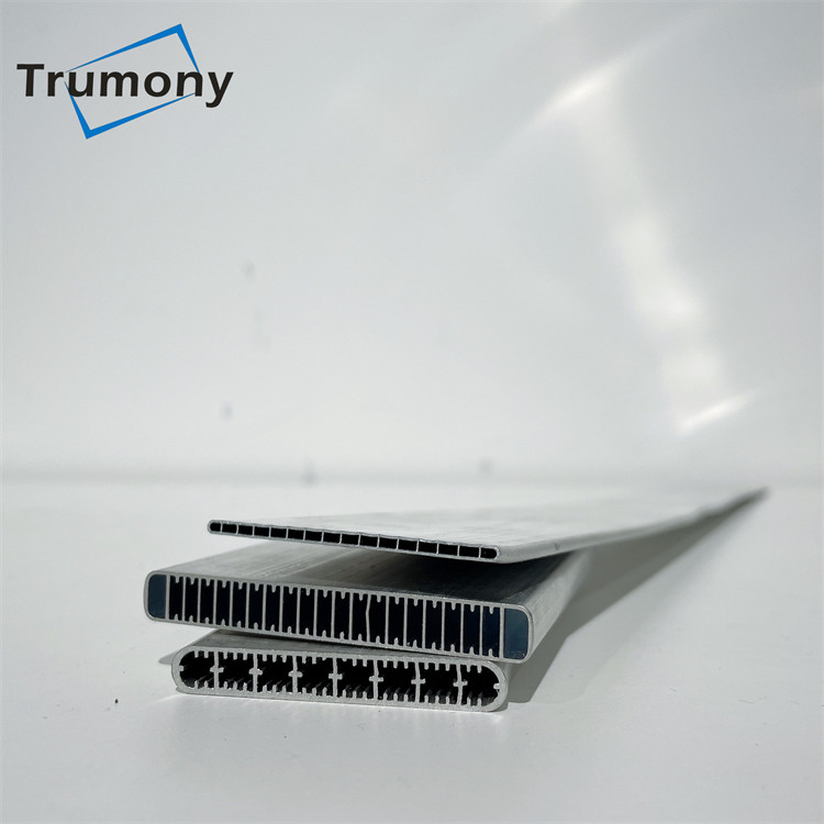 Harmonica Aluminum Radiators Parts Extruded Micro Channel Flat Tube