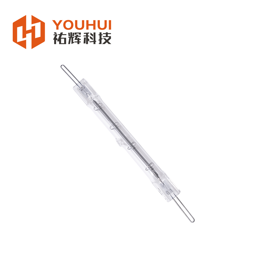 Customizable 200-4000W Clear Quartz Tungsten Filament Infrared Heating Lamp with